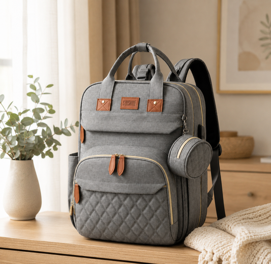 Sac à langer 4-en-1 avec lit intégré
