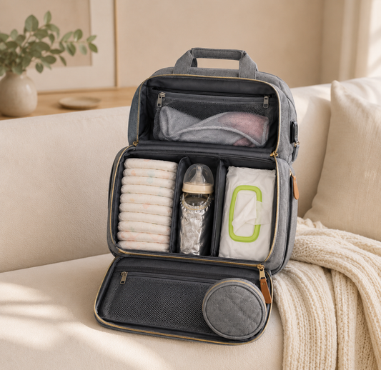 Sac à langer 4-en-1 avec lit intégré