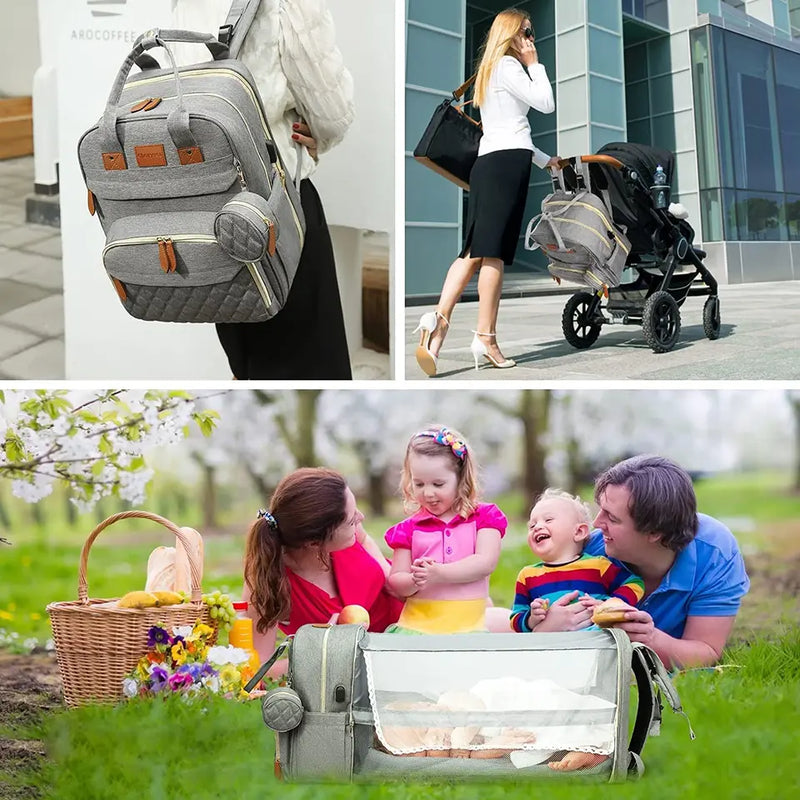 Sac à dos LUMA BABY avec grande capacité de stockage